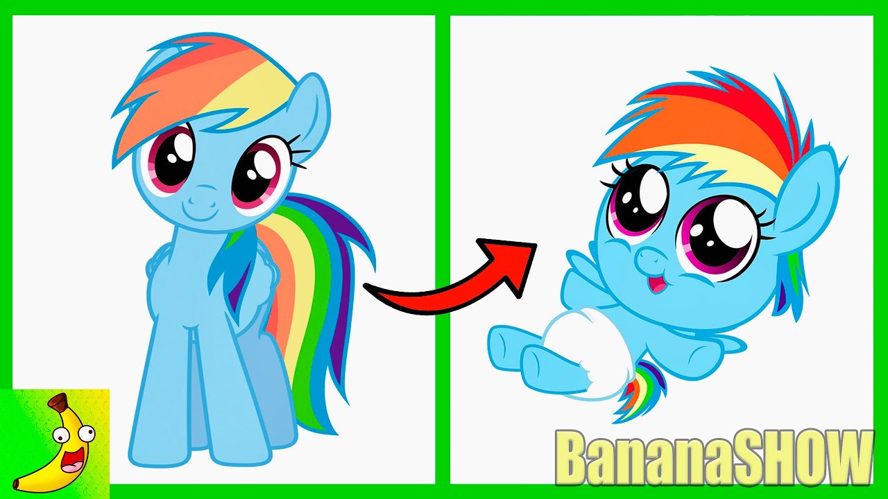 MY LITTLE PONY Characters As Babies 🍌 @bananashow6730