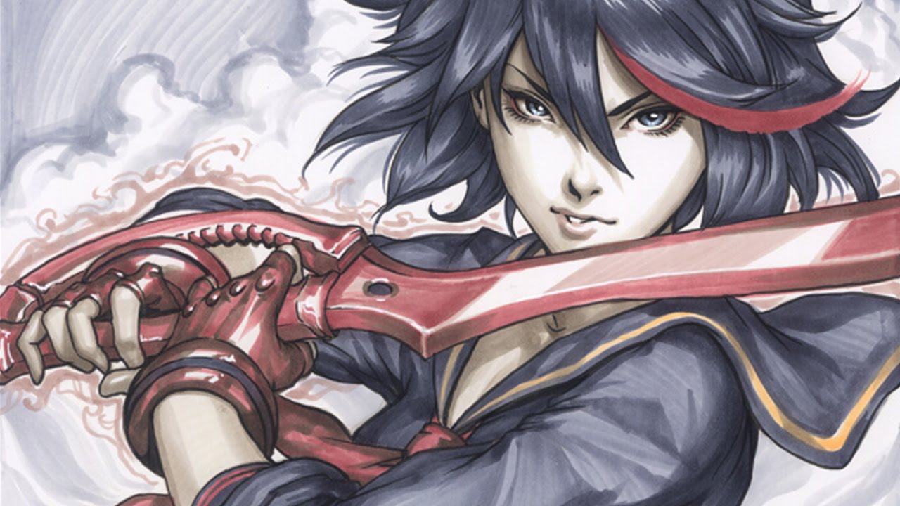 Matoi Ryuko (Kill la Kill) Copic Markers Painting
