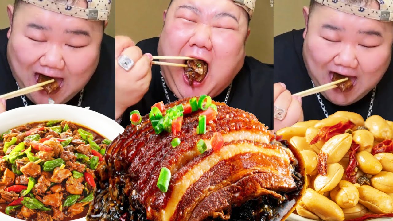 【大胃王挑戰】挑戰花250元吃東北農家菜！大扒肉肥而不膩入口即化，特色炒雞一口下去辣得滿頭冒汗｜ Food Challenge【櫻木花胖】