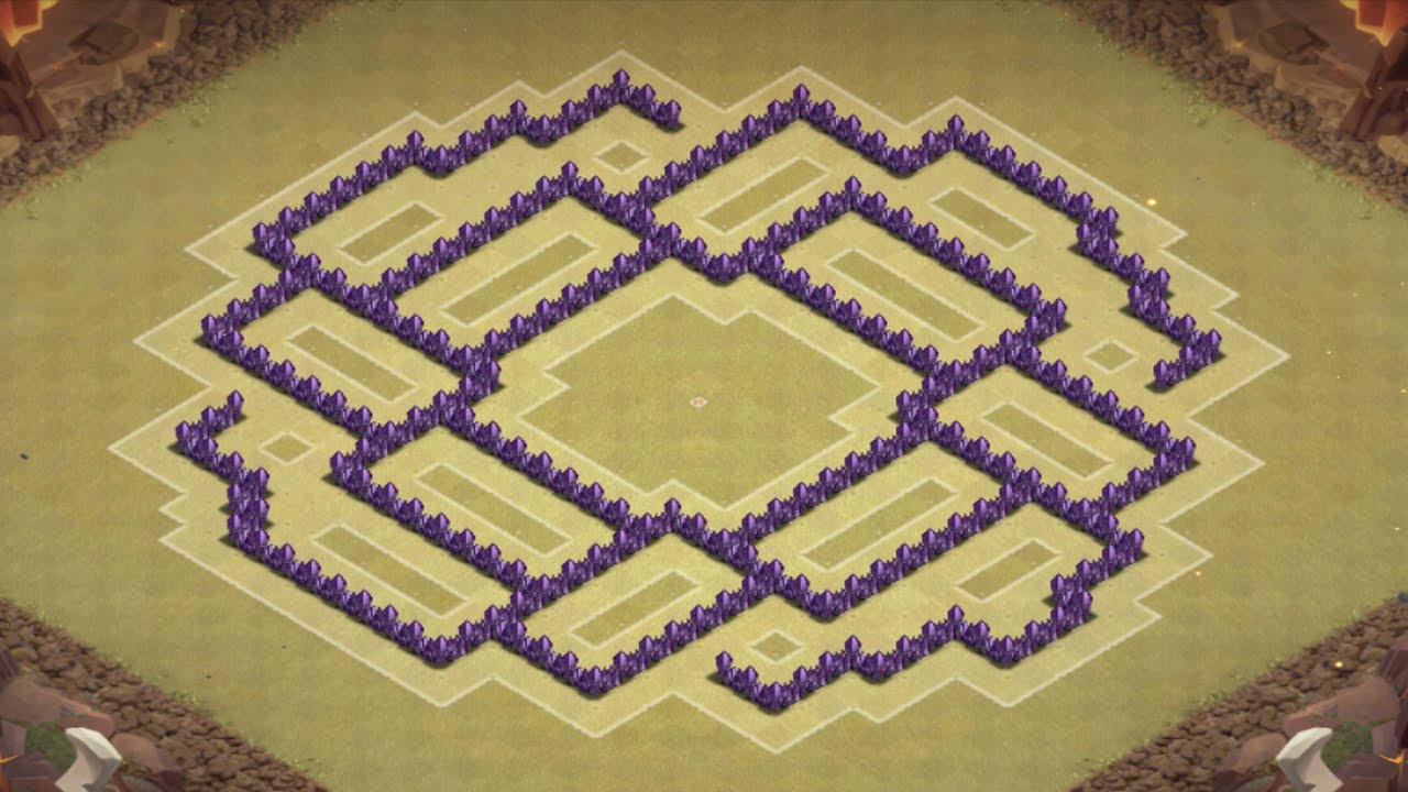 Clash of Clans - Best Town Hall 8 Anti-Hog Trophy/War Base