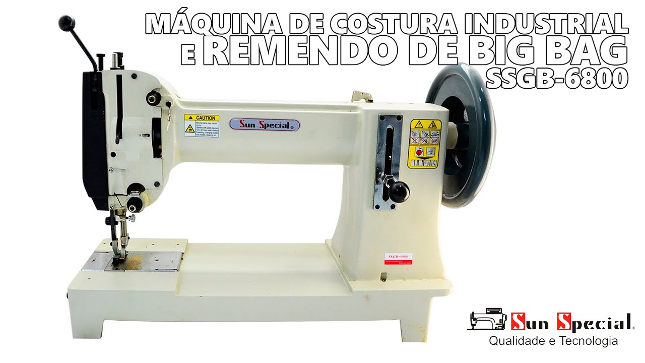 Máquina de Costura Industrial e Remendo de Big Bag SSGB-6800
