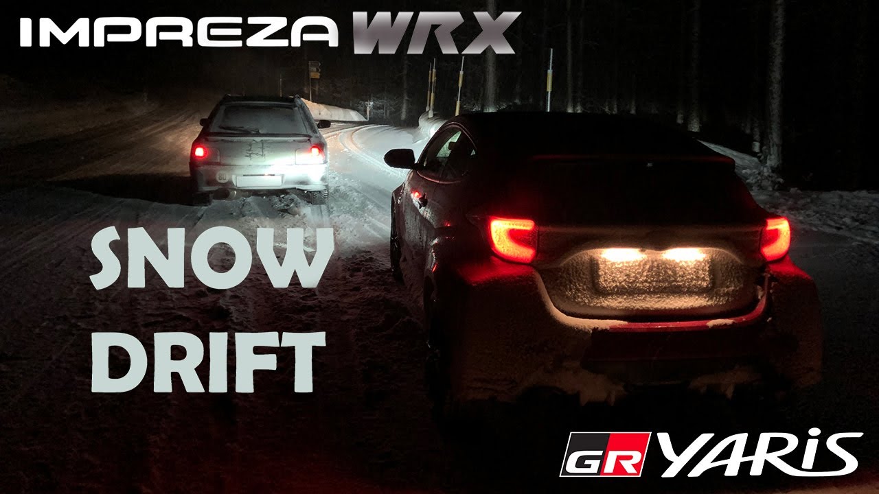 SNOW DRIFT Yaris GR x Subaru Impreza WRX
