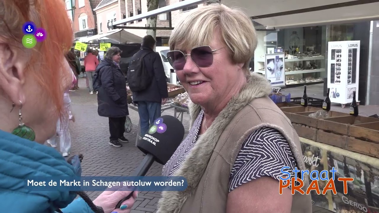 Straatpraat - Moet de Markt in Schagen autoluw worden
