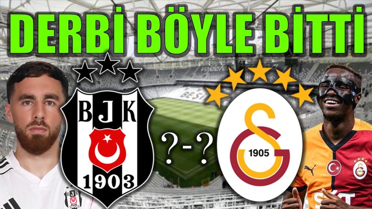 FC 26 Beşiktaş vs Galatasaray Derbi Simülasyonu | Kazanan Belli Oldu