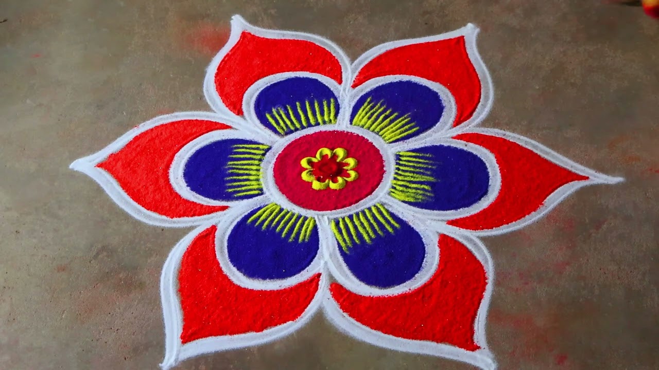 Margazhi  special  🌻32 special  rangoli kolam 🌻 Karthika masam diya muggulu