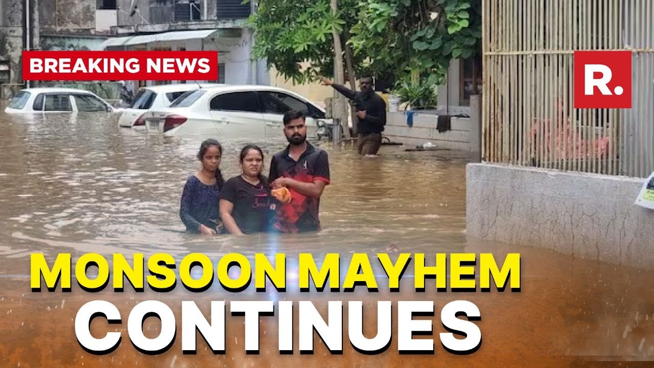 Monsoon Deluge: Heavy Rains Batter South Gujarat, Navsari, Junagadh Cities Worst Hit