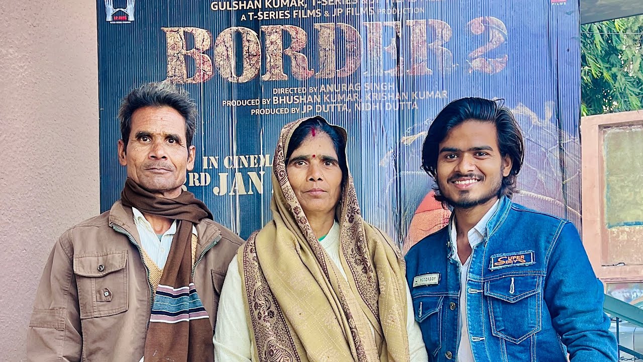 Full Family ke Sath Border Dekhi🎭 #border2 #vlog 