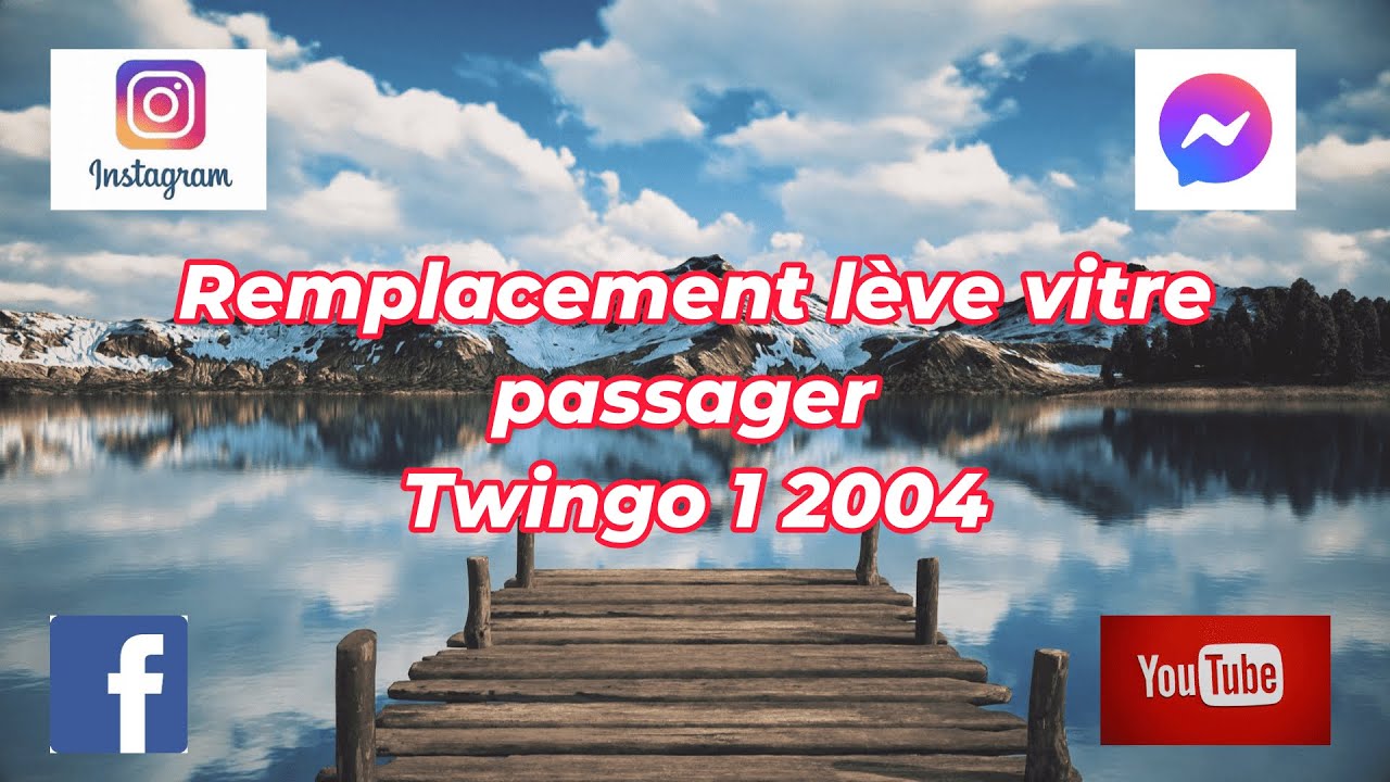 Remplacement lève vitre Twingo 1 2004