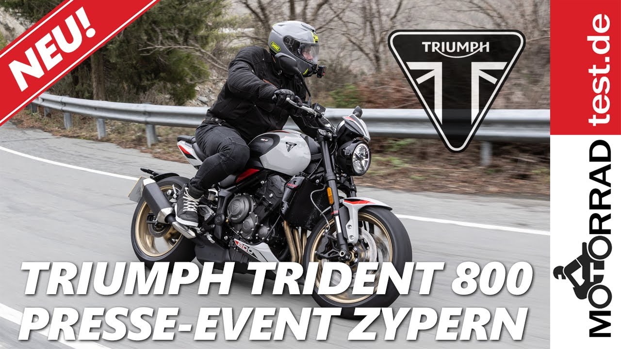 Triumph Trident 800 | Vorstellung des neuen Naked-Bikes beim Presse-Event auf Zypern