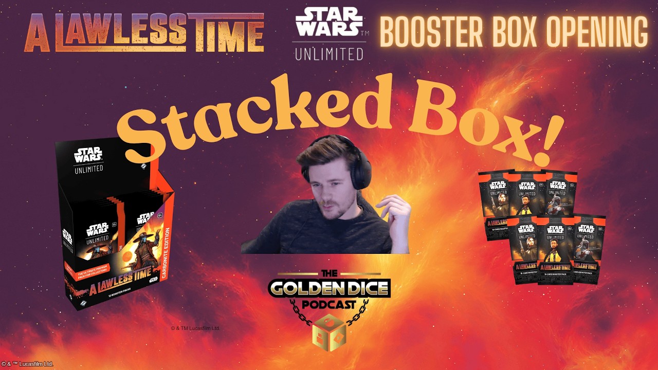 Stacked A Lawless Time Booster Box | Star Wars Unlimited | Pack Opening