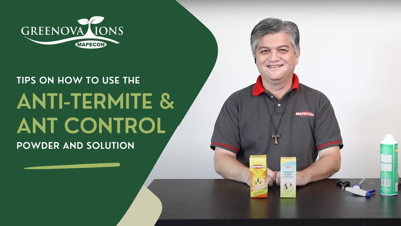 How to Use MAPECON Termite and Ant Control Products