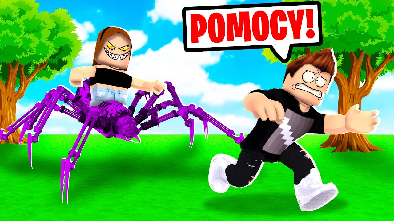 JENNA-SPIDER WANTS TO EAT ME in ROBLOX! (Spider)