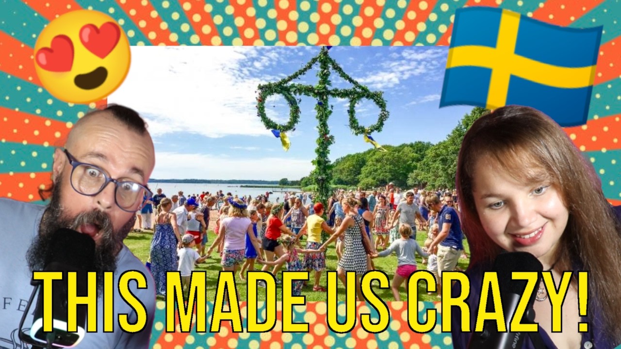 3rd WORLD PEOPLE REACT: MY FIRST MIDSOMMAR IN SWEDEN I WASN'T READY | SWEDEN REACTION