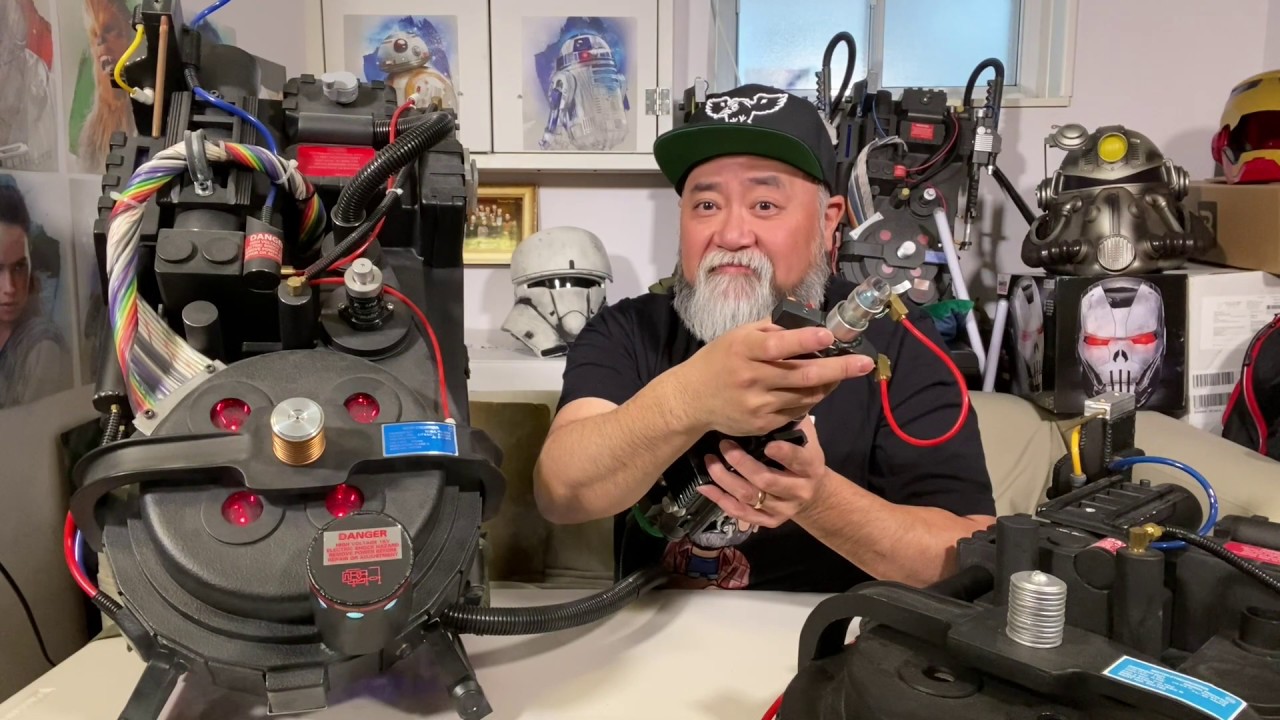 1:1 scale replica Hero GB1 Proton Pack from Paul Sun-Hyung Lee's 