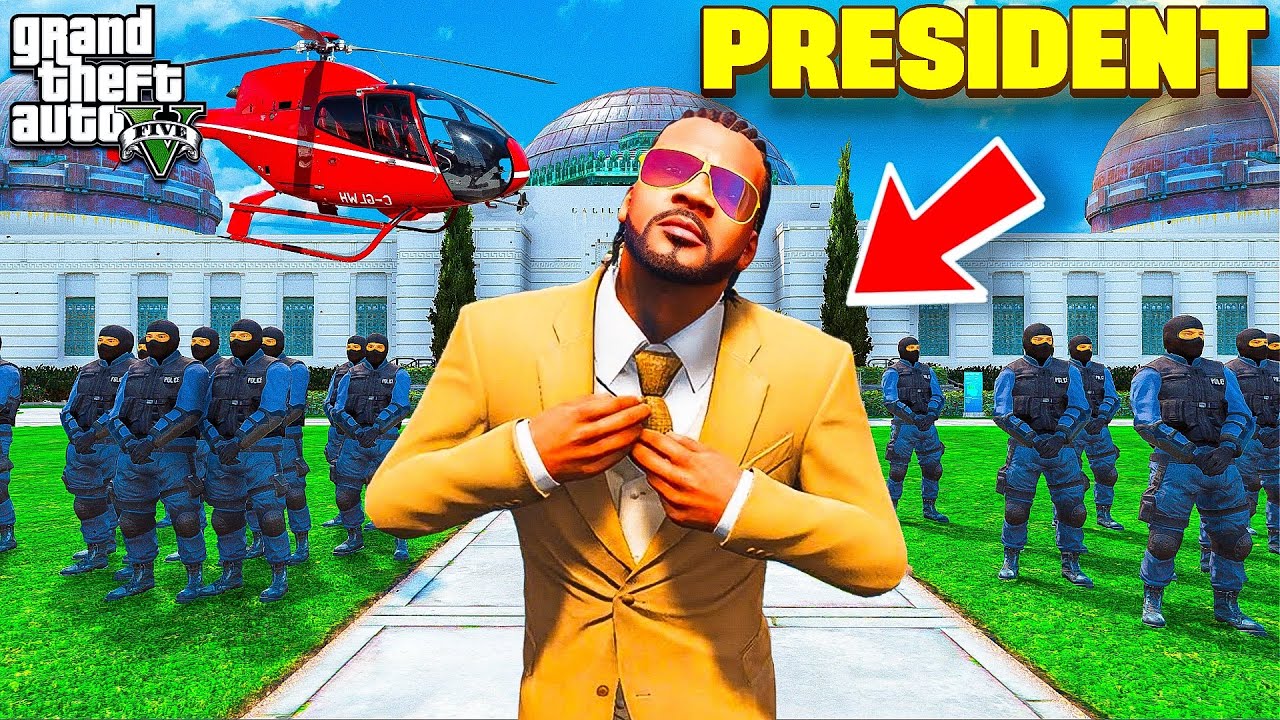 Franklin Became New President of Los Santos in GTA5 | Shin chan in Telugu