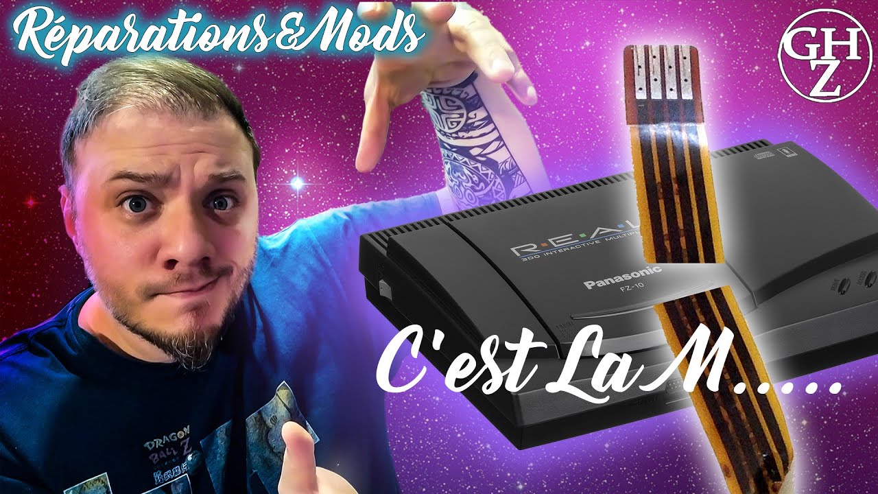 🔥 Catastrophe : Comment r&eacute;parer une nappe sectionn&eacute;e de PANASONIC 3DO FZ-10 ✂️ #tuto