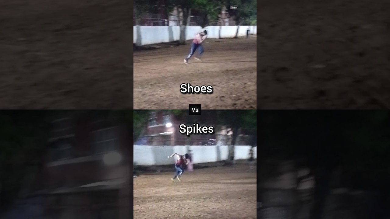 Shoes VS Spikes 🔥 #shorts #running #workout