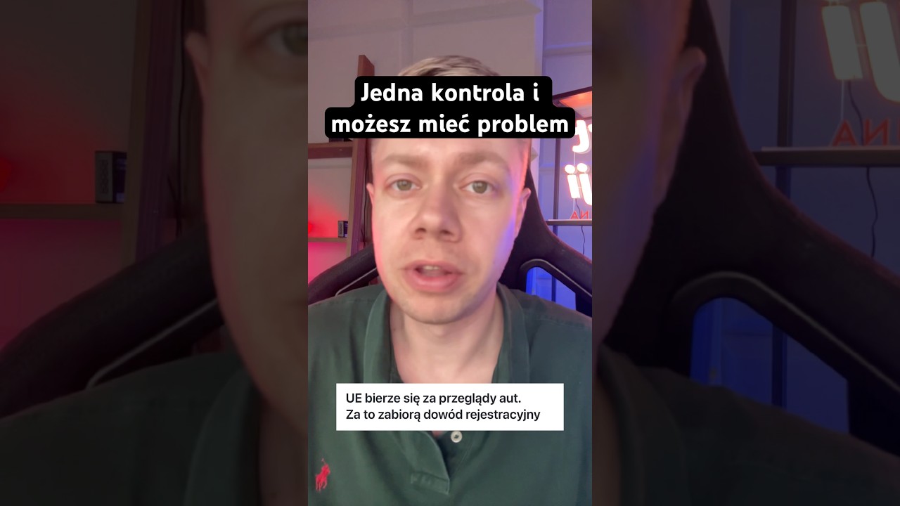 Jedna kontrola i możesz mieć problem