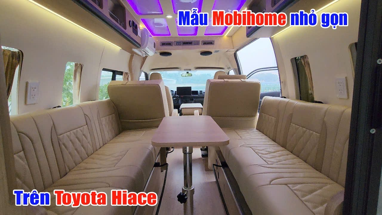 Mẫu Mobihome nhỏ gọn trên Toyota Hiace