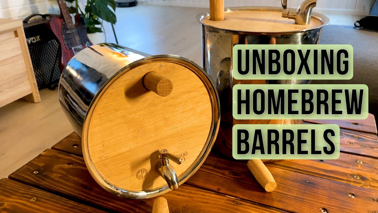 Unboxing Hybrid Barrels for barrel aging homebrew - barrel age beer at home