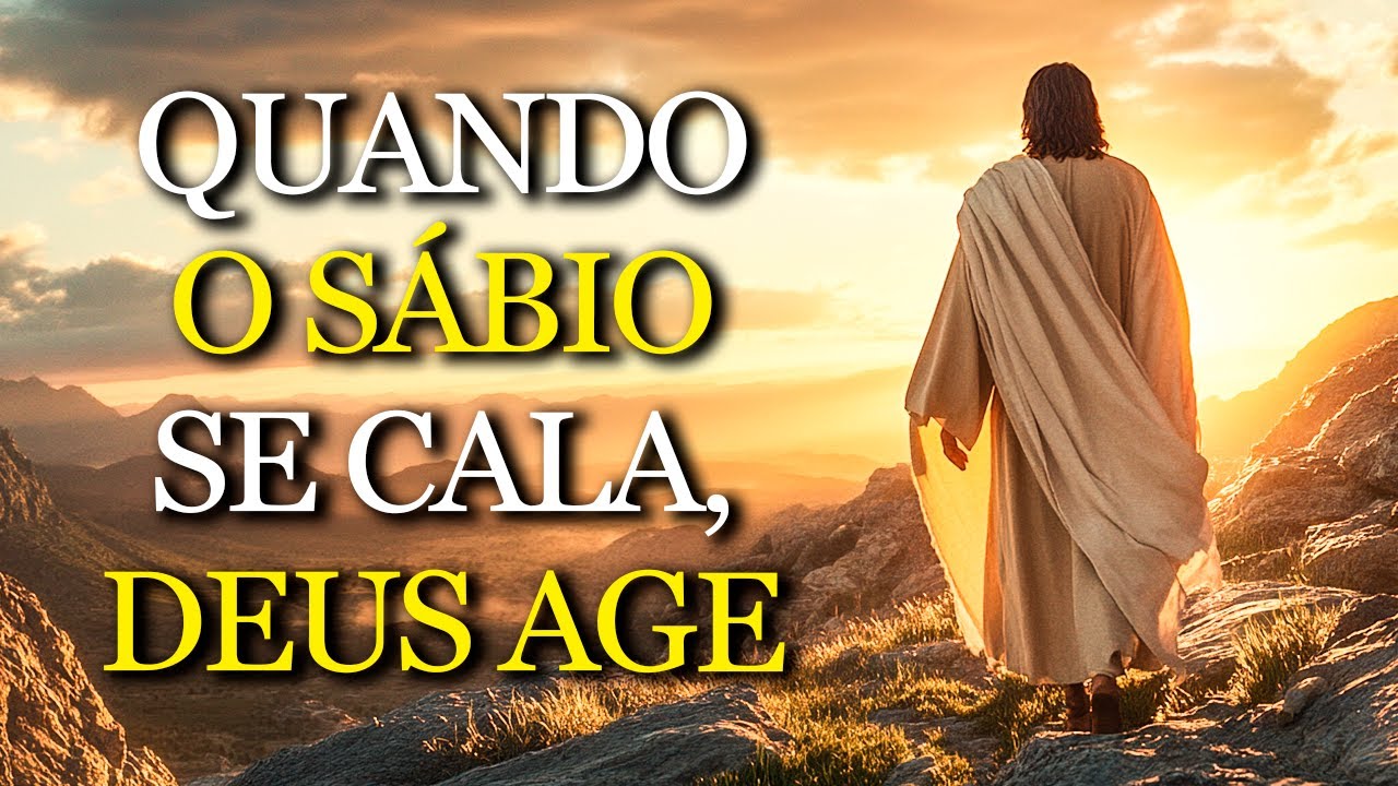 Quando o SÁBIO se CALA, DEUS AGE no INVISÍVEL e MUDA tudo no TEMPO CERTO | Bíblia