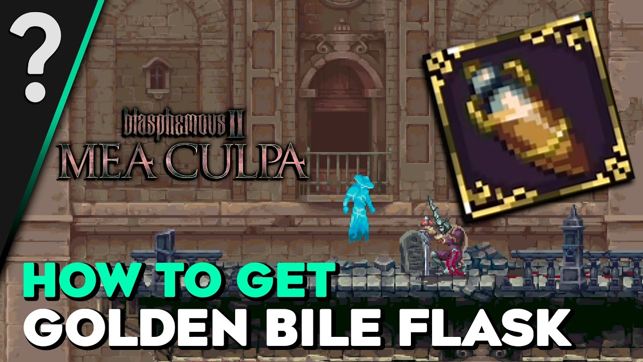 Blasphemous 2 Mea Culpa - How To Get Golden Bile Flask (Graveyard Side Quest Guide)