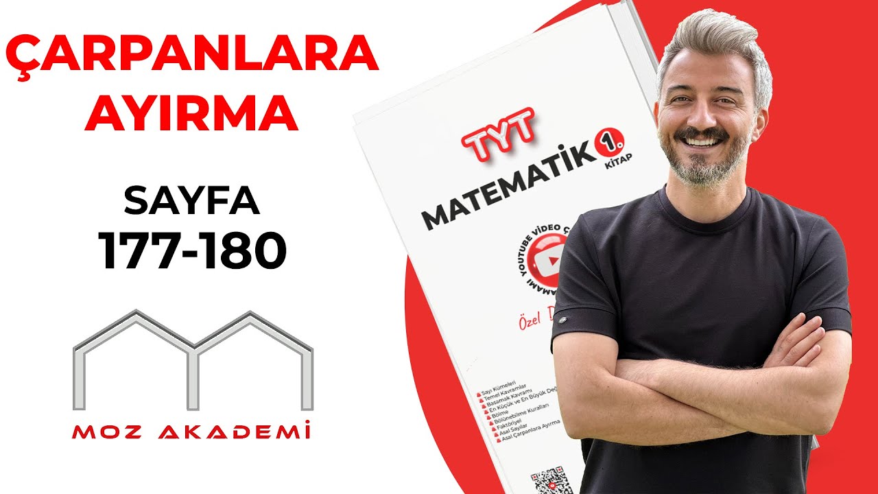 TYT MATEMATİK l 67.Video l Sayfa [ 177-180] l Çarpanlara Ayırma l MOZAKADEMİ 2025