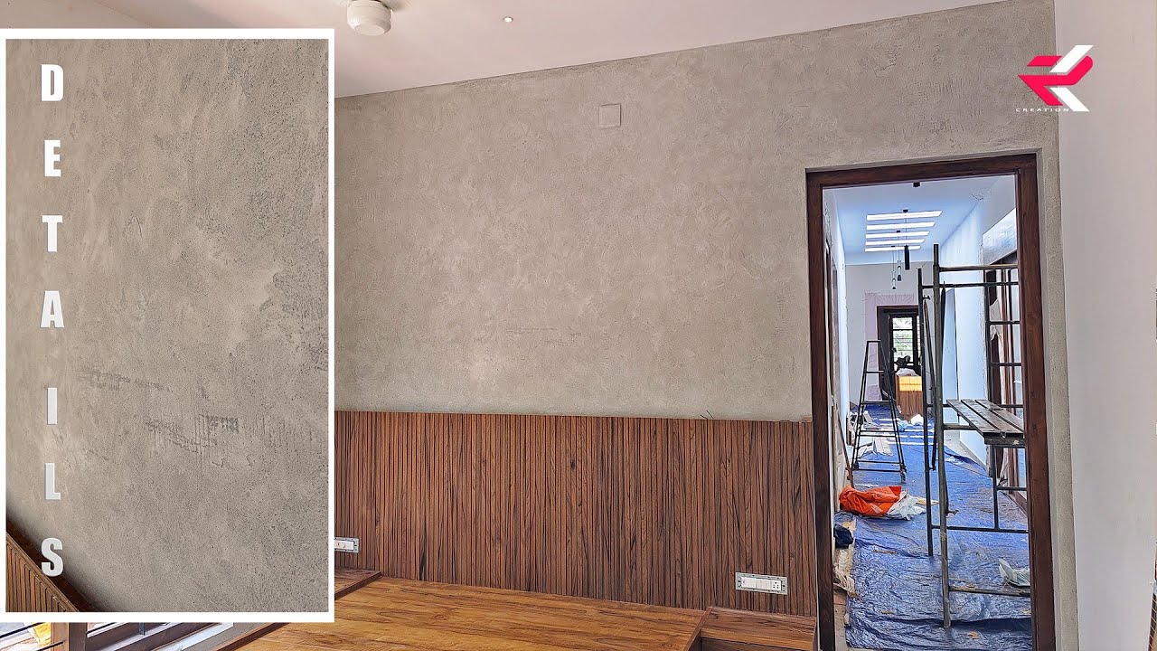 Asian paints Royale play Archi concrete Exposed effect || Exposed Concrete Texture || @Rk_Creationart