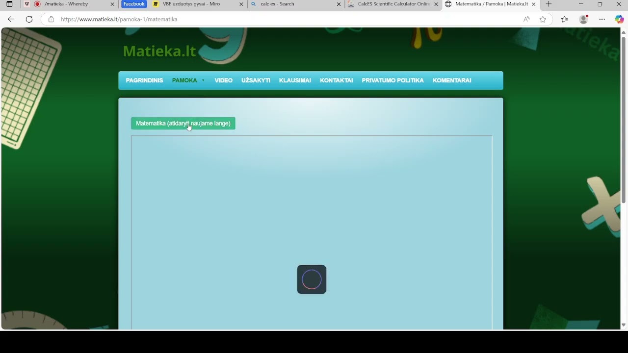 VBE matematika 2024 (online spendimas gyvai) 2 dalis