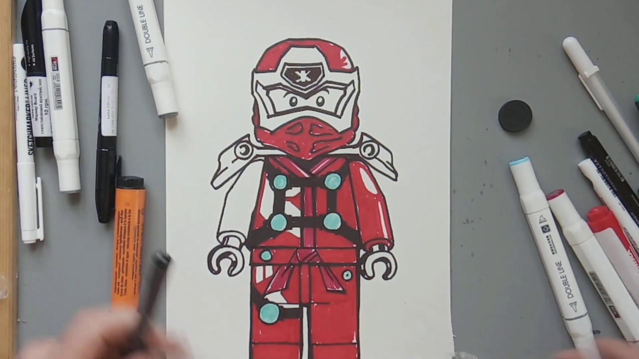 How to Draw NINJAGO#KAI#12 season#step by step