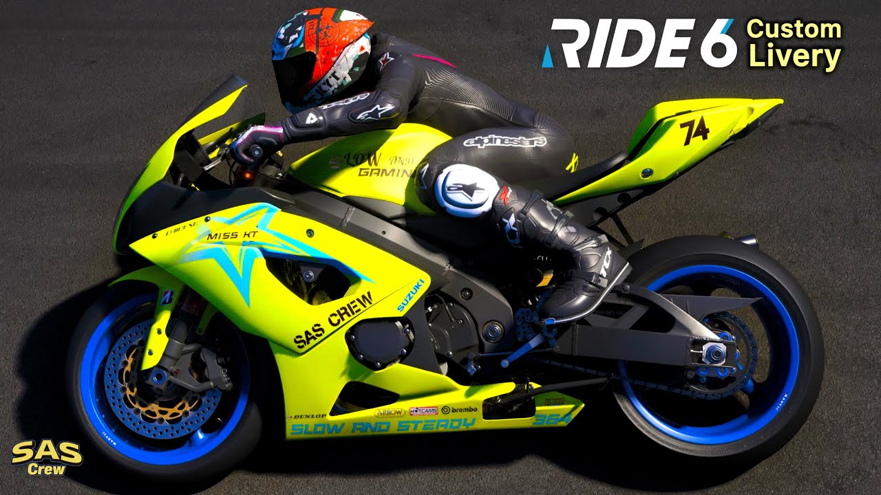 *240* SAS Custom Livery. History of Suzuki GSX 1000 K5. Ride 6. 