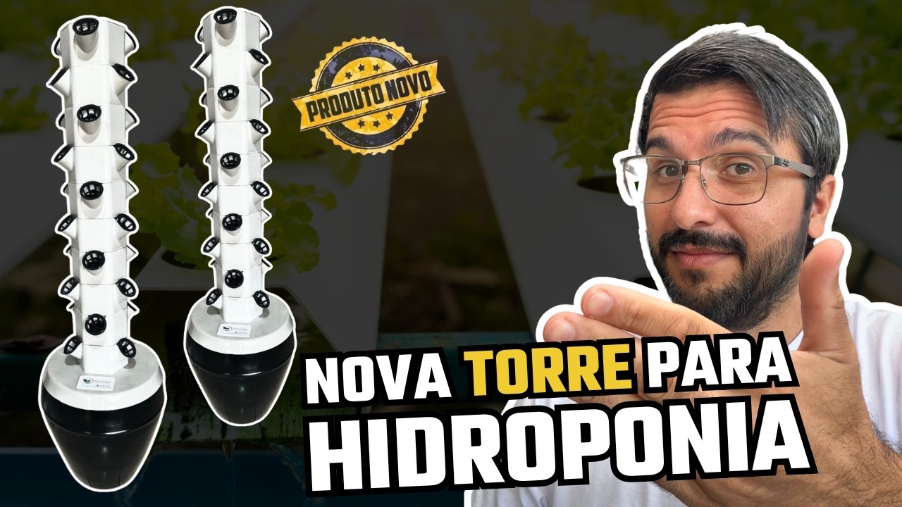 Cultive Muito em Pouco Espaço: Conheça a Torre Hidropônica