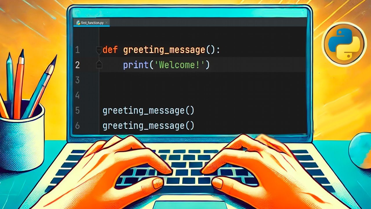 Написание первой функции def на Python [Курс Python - Первый шаг 023]