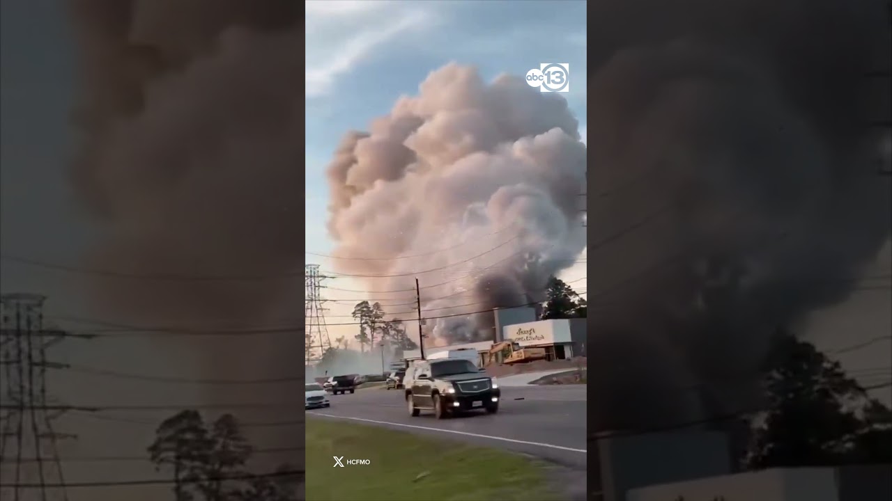 Crews fight RV fire that spread to fireworks containers, railroads in NW Harris Co., officials say