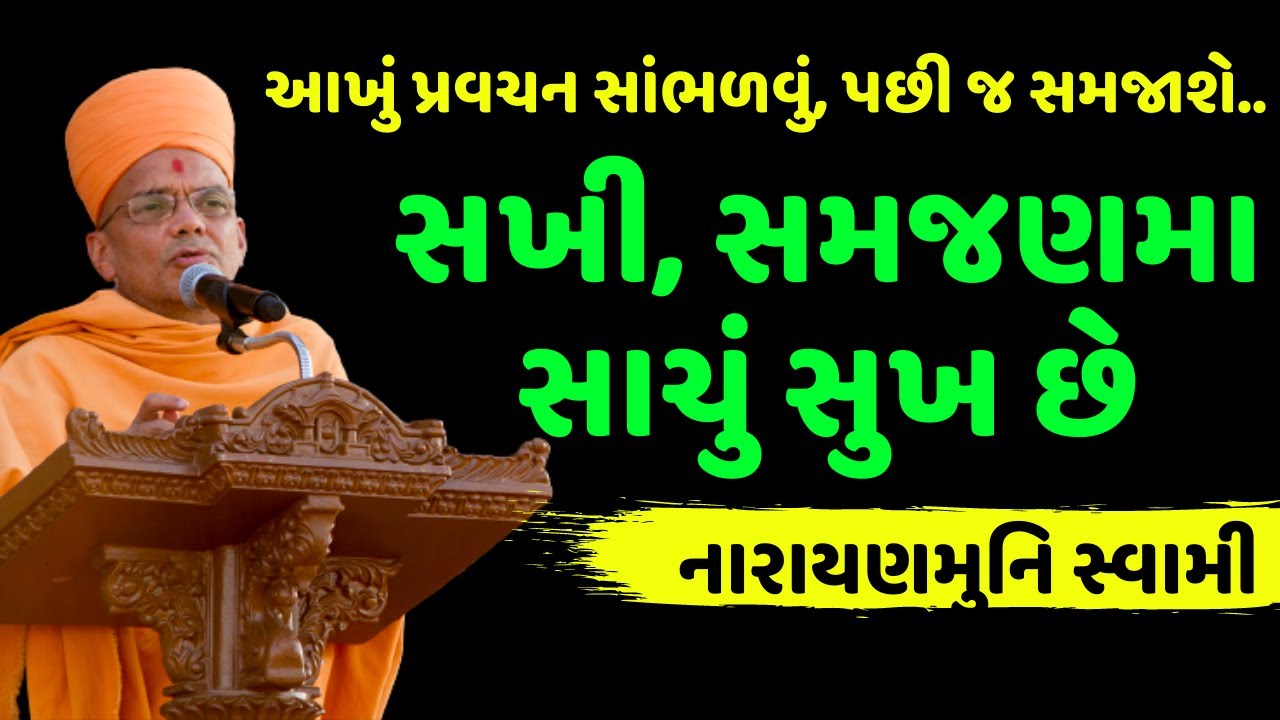 Samjanma Sachu Sukh Che | Narayanmuni Swami | Baps katha | New Swaminarayan Pravachan