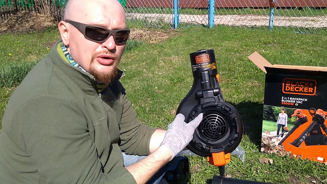 Пылесос садовый Black&Decker BEBLV290 2900 Вт