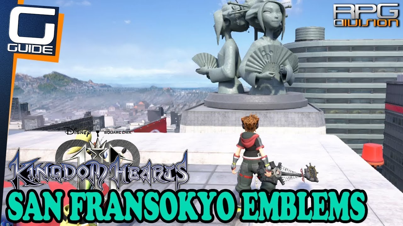 KINGDOM HEARTS 3 - All Lucky Emblems in San Fransokyo