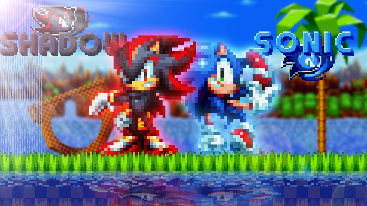 Sonic And Shadow Together In Sonic Mania