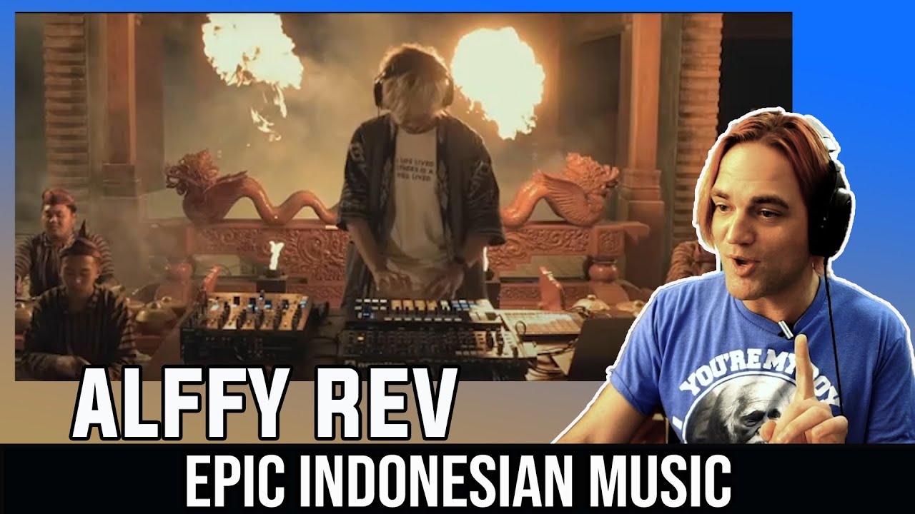 Guitarist React: Alffy Rev - Epic Medley of Indonesian Cultures / Indonesia Music Reaction / DJ 2020