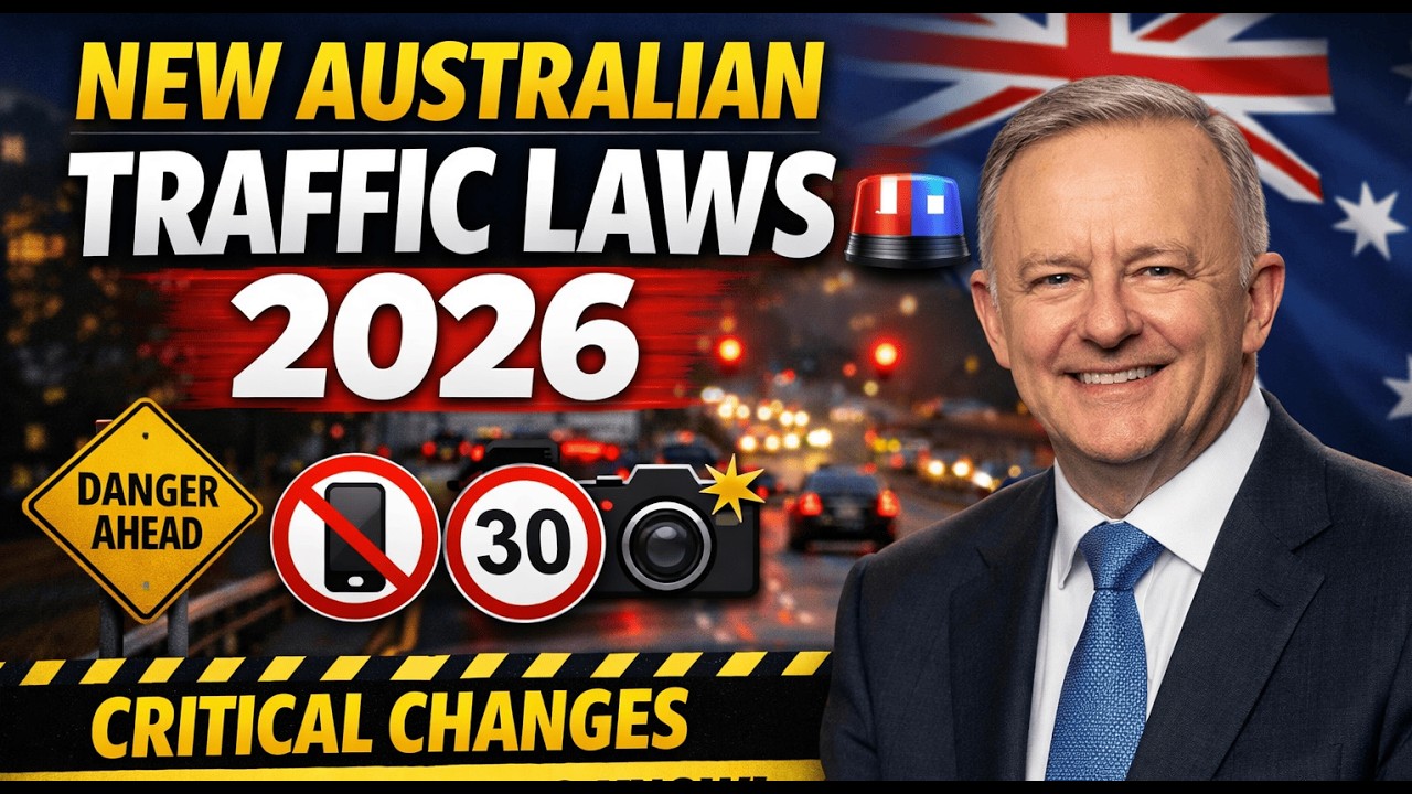 Australia’s NEW Traffic Laws 2026 – Massive Fines, Licence Suspensions & What Drivers MUST Know NOW!