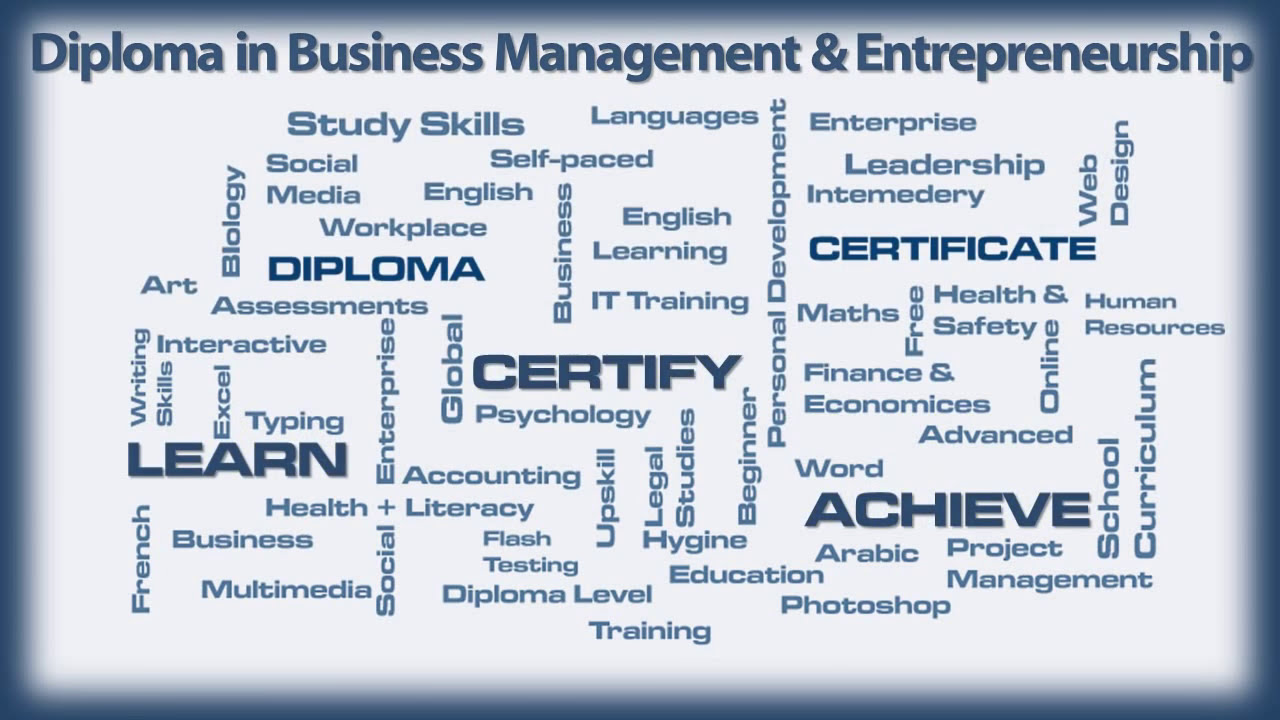 Diploma in Business Management & Entrepreneurship- Alison Free Online Course Preview