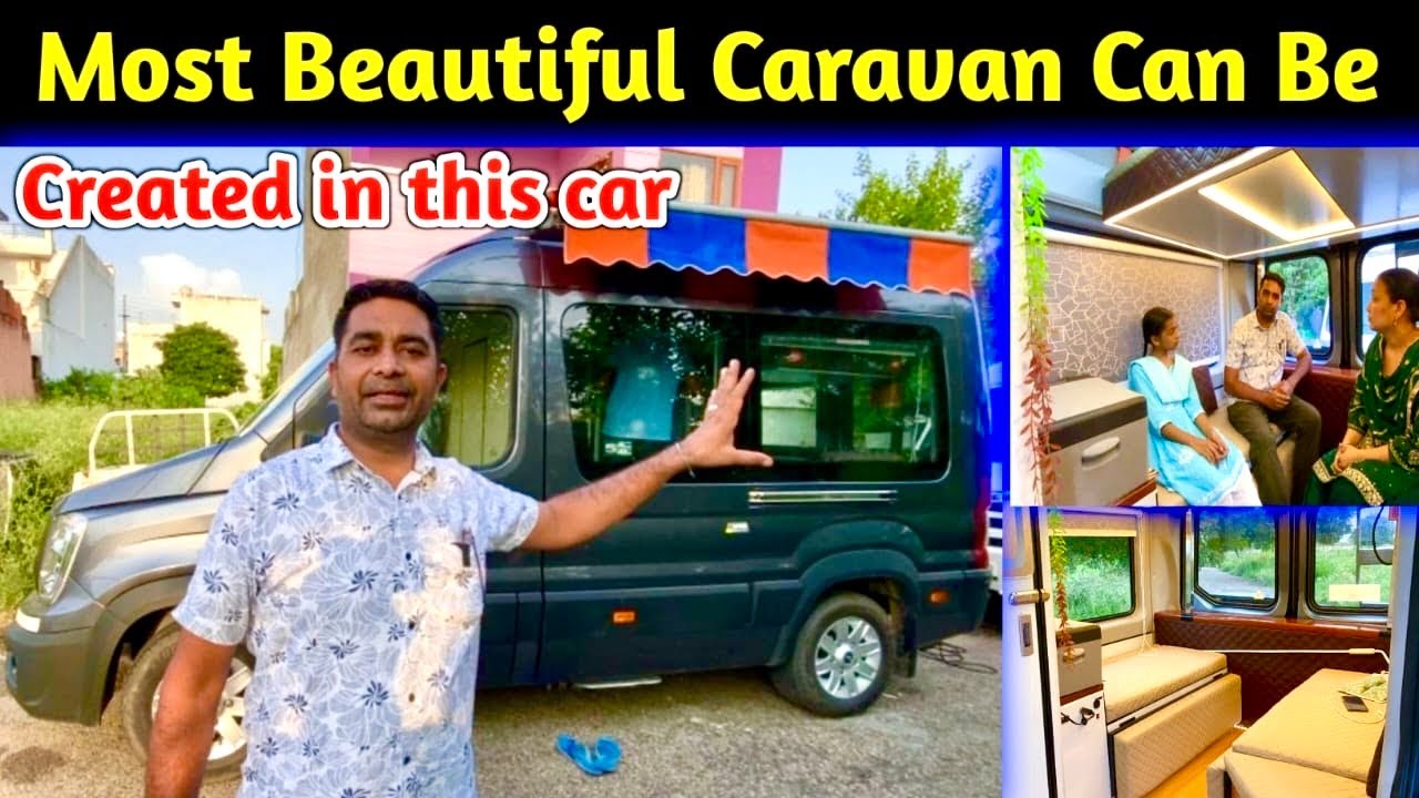 Force Urbania Luxury Camper Van only 10 Lacs ! Camper van in India Punjab caravan builder Simran Ji