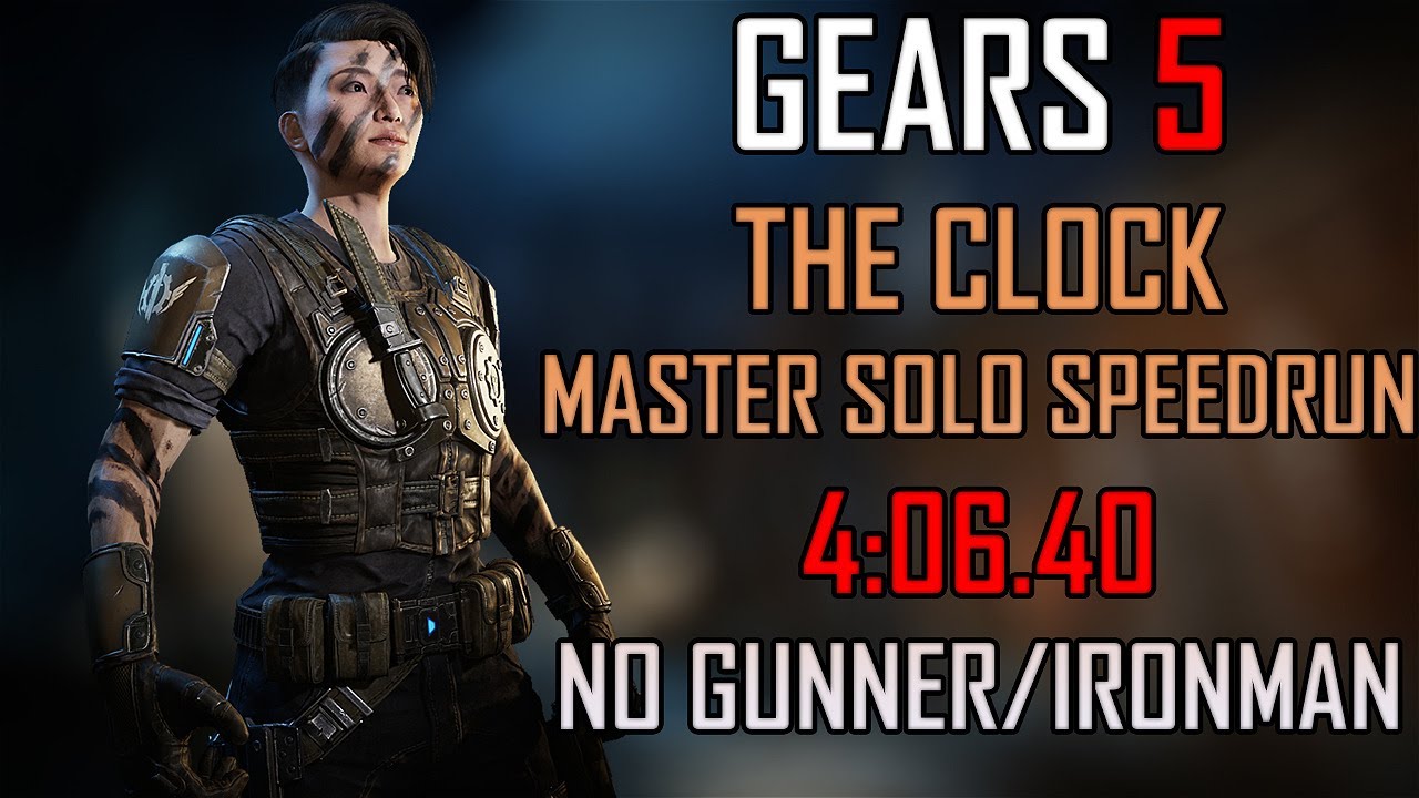 Gears 5 Master Solo Escape Speedrun - The Clock (4:06.40) - Ironman/No Gunner