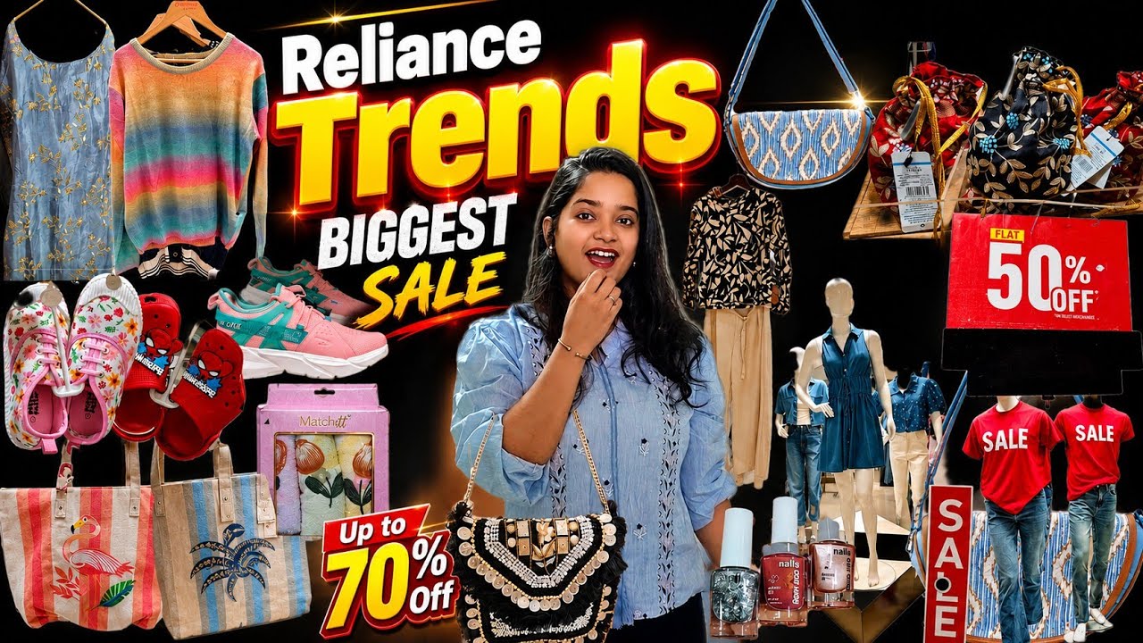 Reliance Trends sale up to 70% off 🔥 | Biggest Sale Offer of 2026 #reliance #trends #sale #shopping