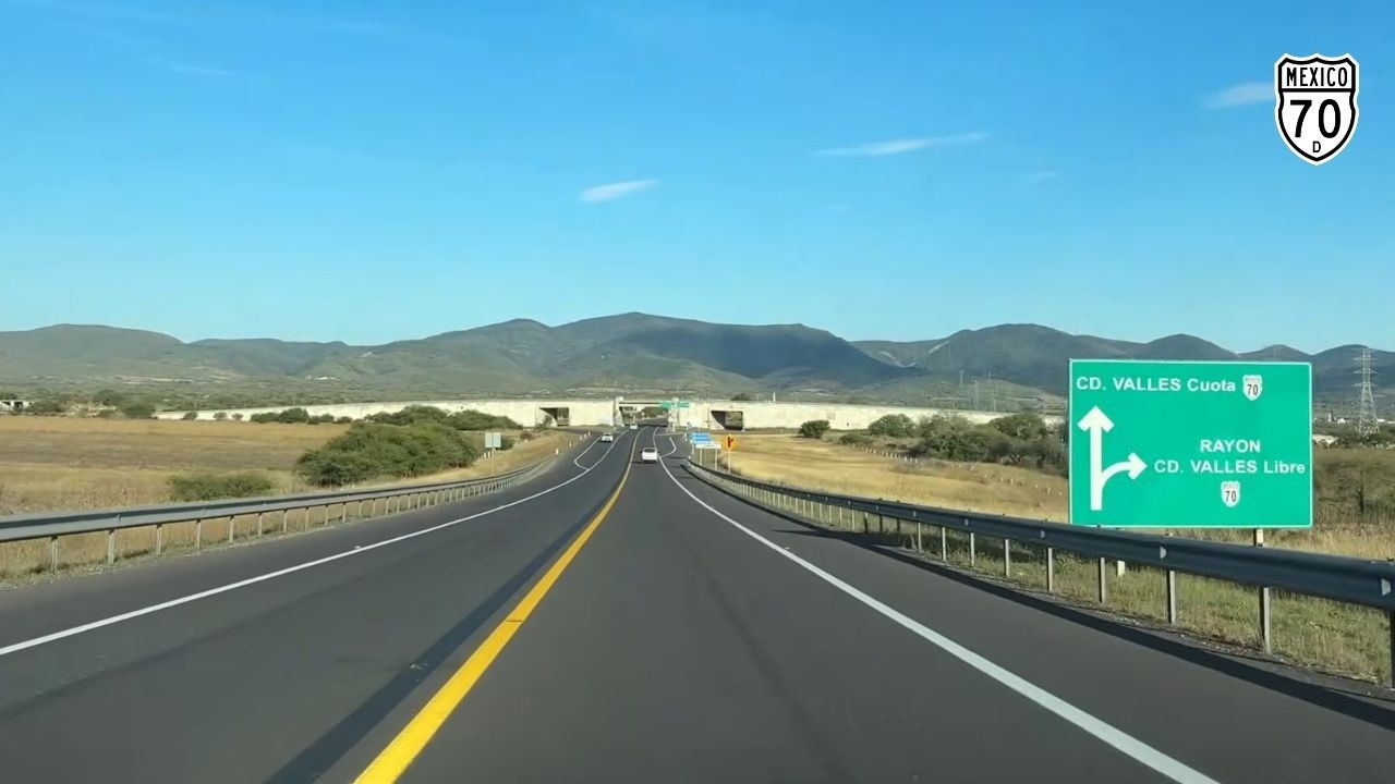 DE RIOVERDE A CIUDAD VALLES, SAN LUIS POTOSÍ (Por la de cuota)