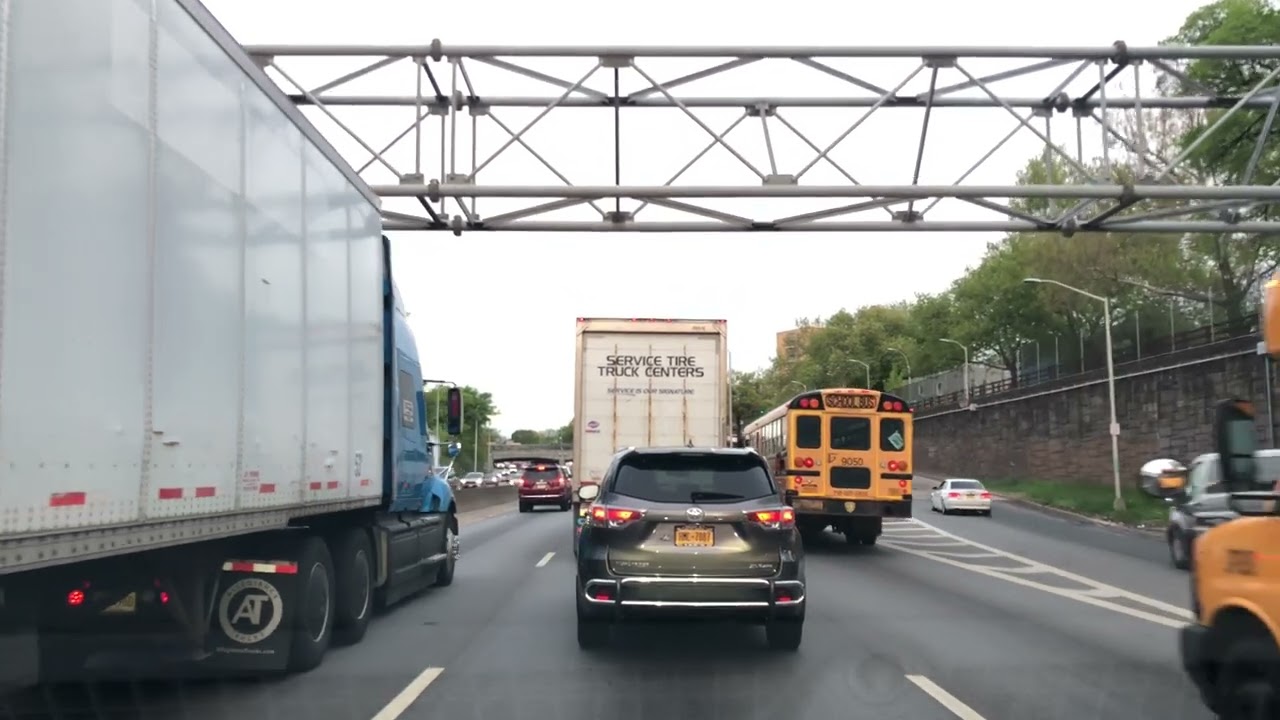 WWG NYC Bronx I95 South to 9A Henry Hudson Parkway morning commute 2023-05-3