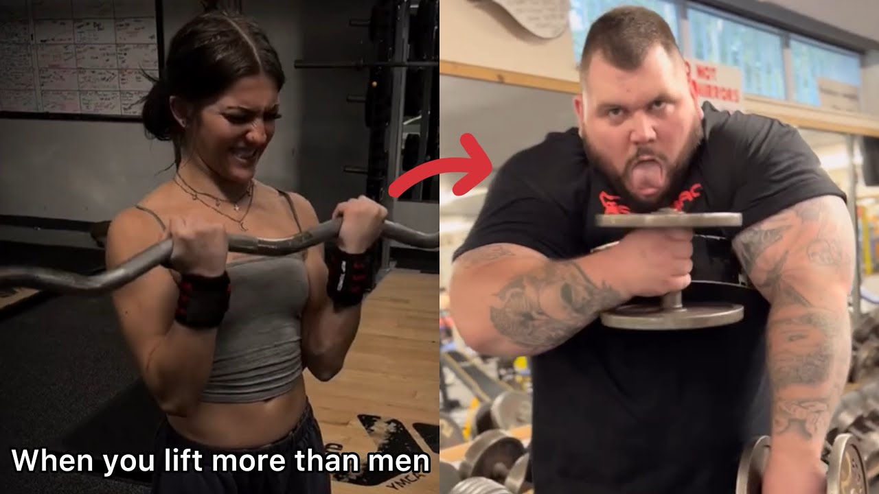 Men HUMBLE Cocky Female Gym TikTokers