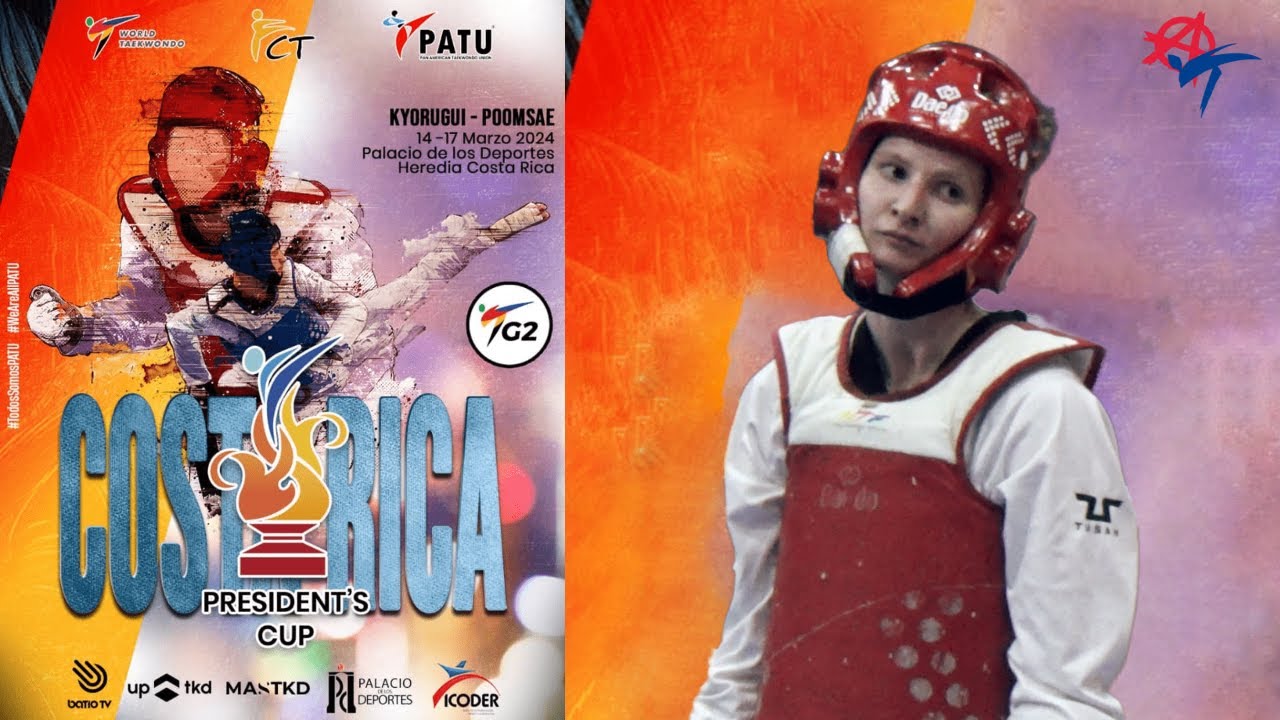 🔵 Leonarda Andric 🇨🇦 vs 🇺🇸 Makayla Greenwood 🔴 W. -62 kg. Final @ President's Cup 2024 #Taekwondo