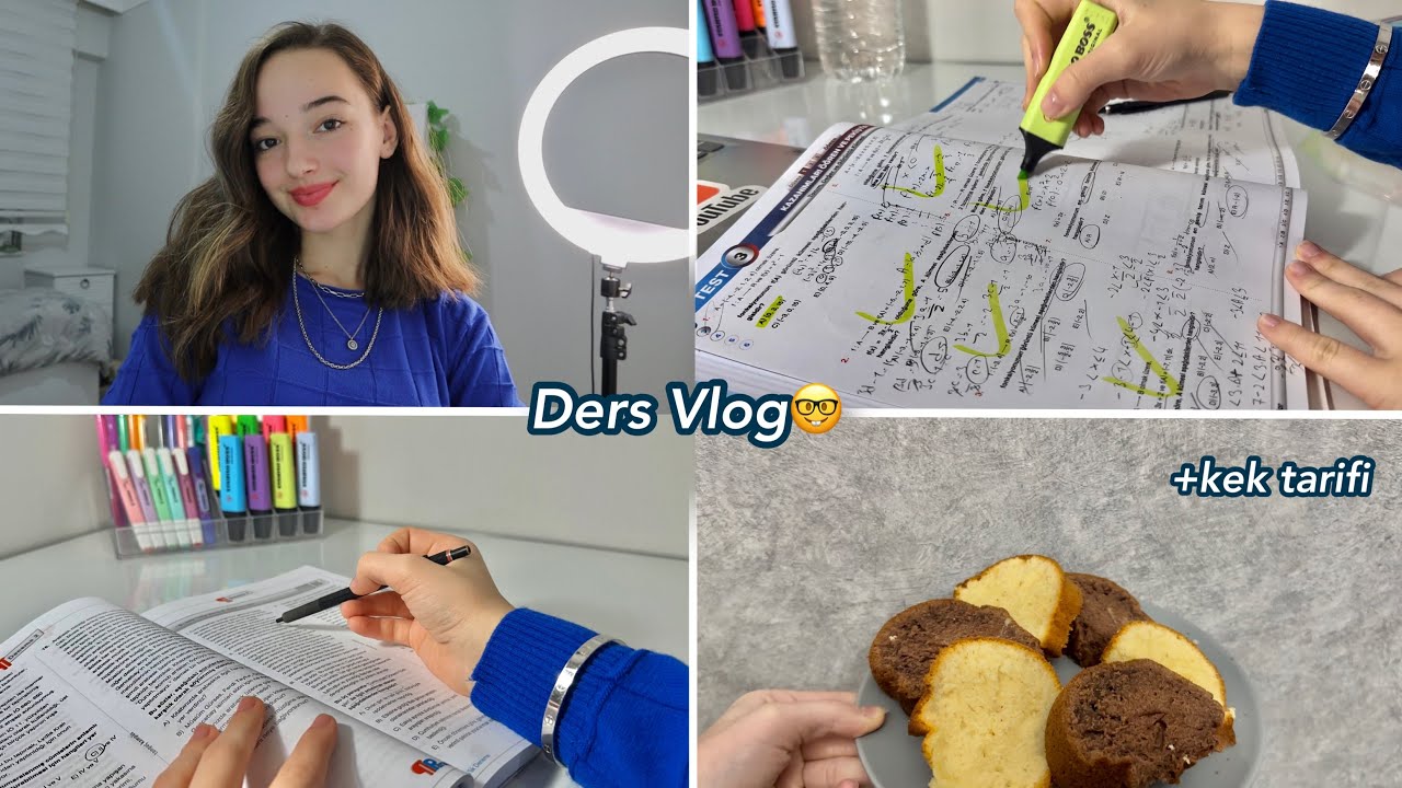 Ders Vlog🫶🏻eski rutinime geri dönmeye çalışıyorum😢