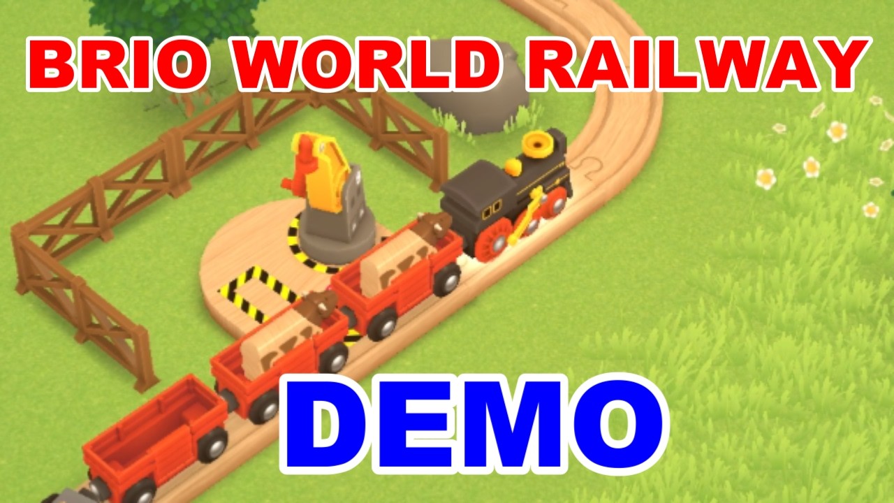 VIRTUAL CHILDHOOD!!! - Brio World Railway (Demo) - Gameplay